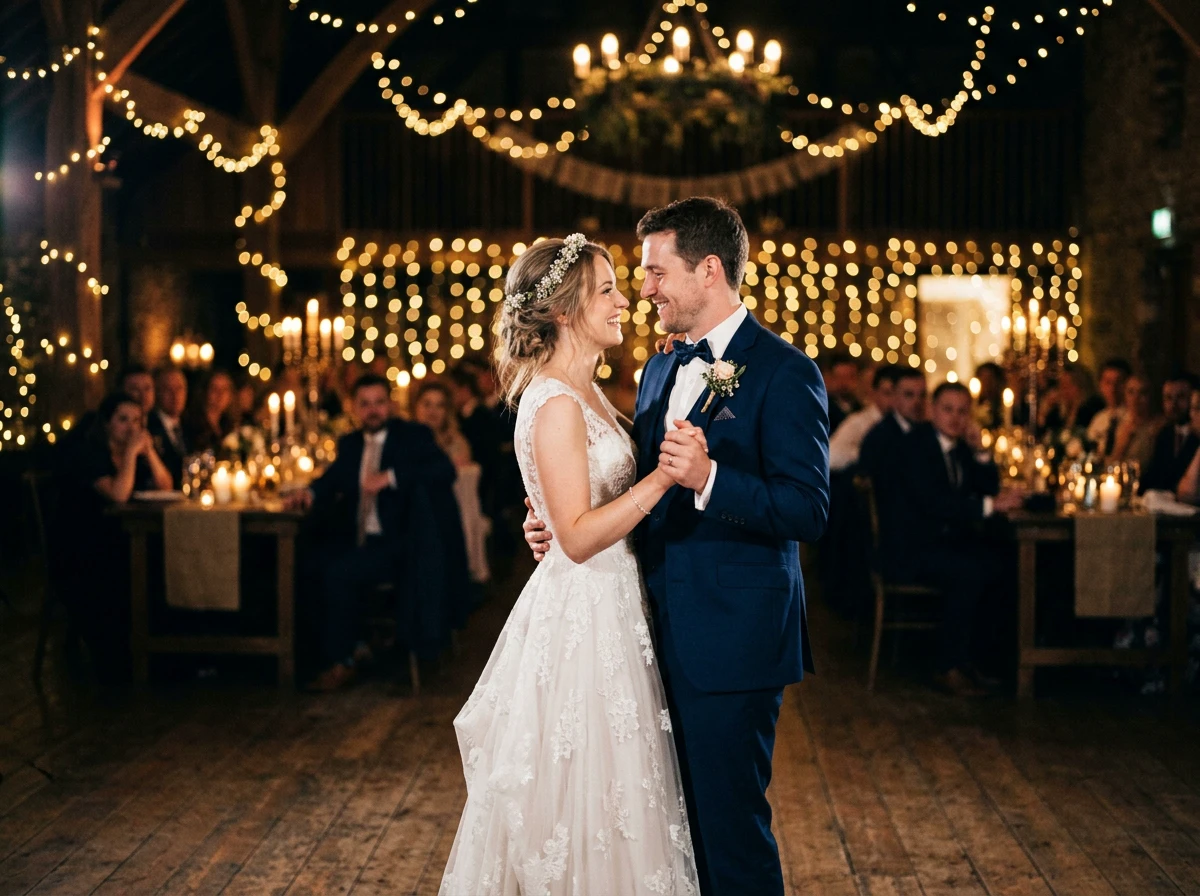 First dance at reception
